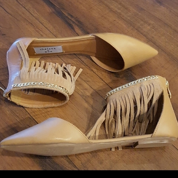 Chelsea & Zoe Women's Fringe Espadilla Size 7.5 - Picture 3 of 5